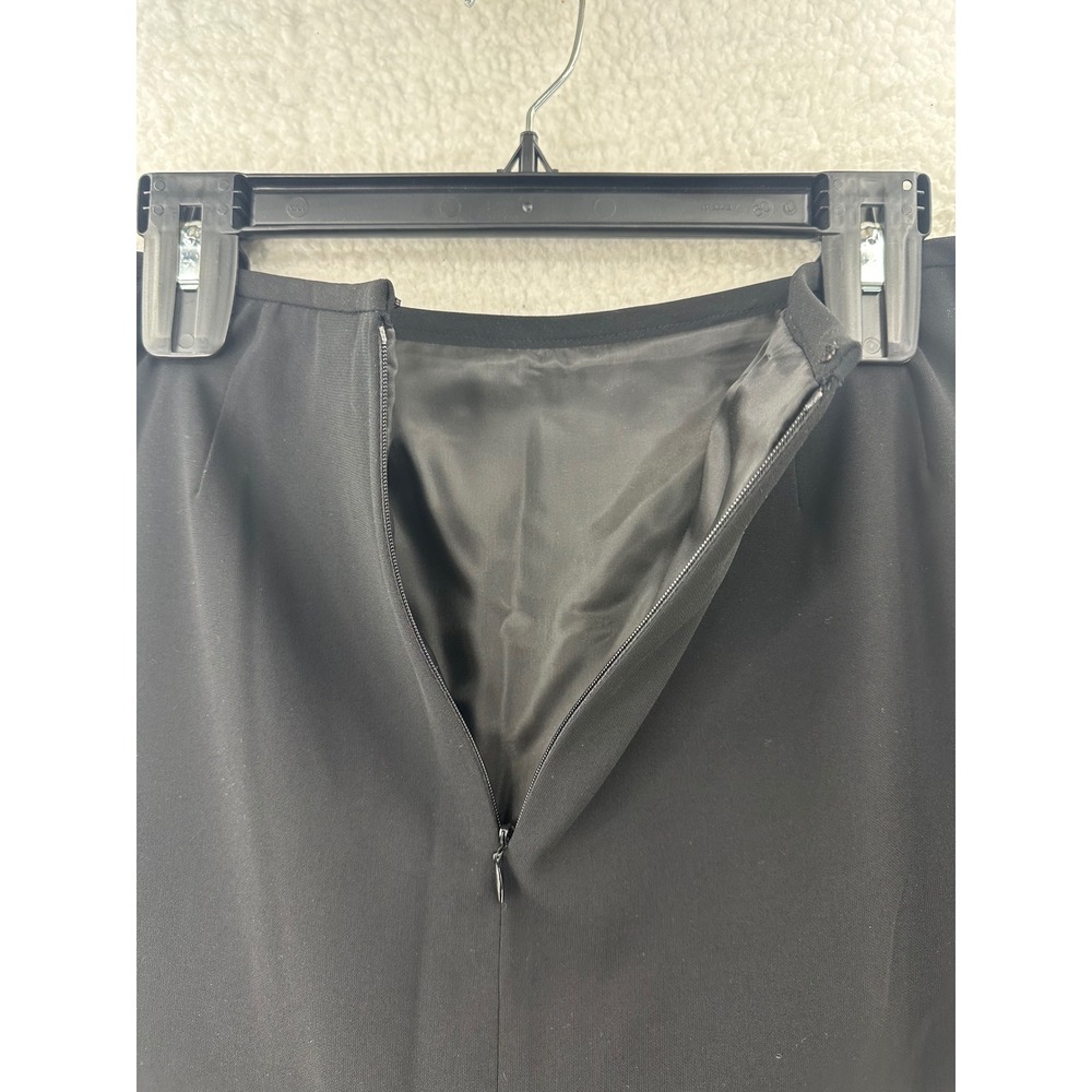 Kasper Classics Black Pencil Skirt Knee Length Size 14 Women's Career - Picture 3 of 10